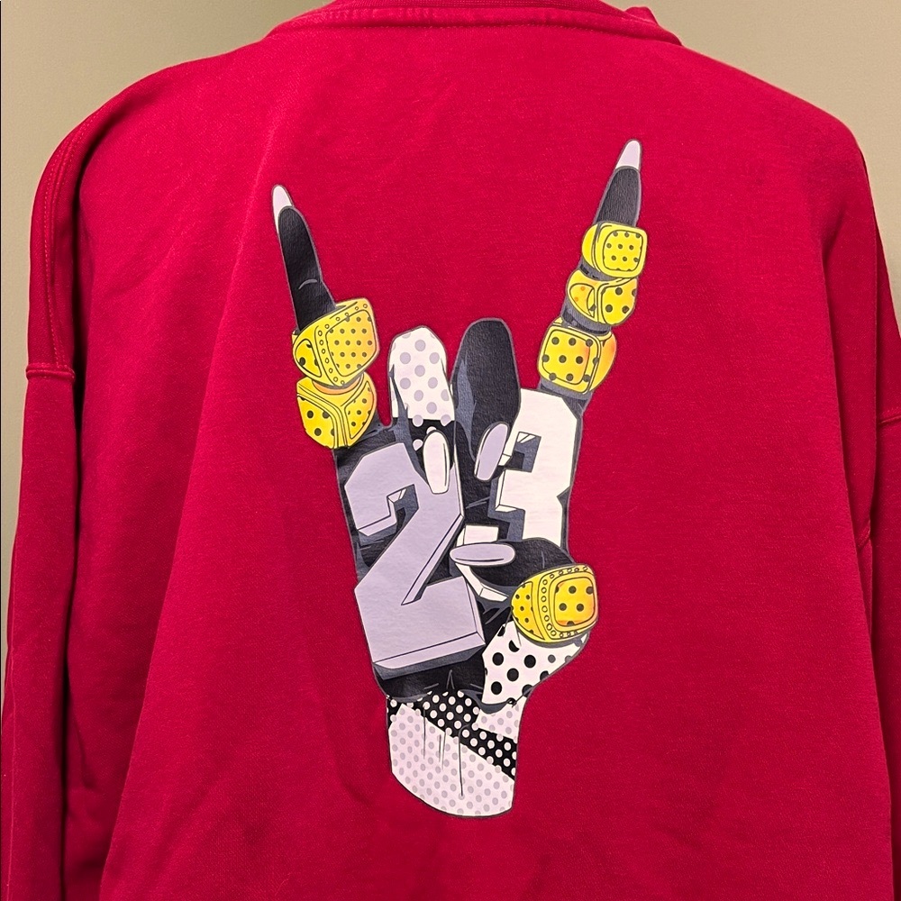Jordan Men's Bold Red Crewneck Sweater